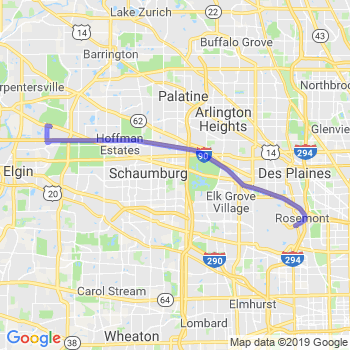 Travel from Hoffman Estates to O'Hare airport Limousine service to O'Hare airport (ORD)