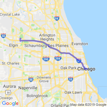 Travel from Hoffman Estates to Chicago Loop Limousine service to Chicago Loop