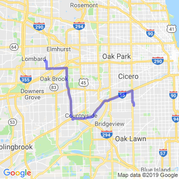 Travel from Villa Park to Midway airport Limousine service to Midway airport (MDW)