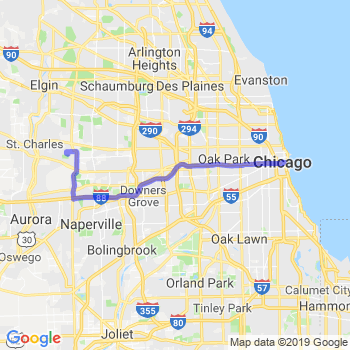 Travel from West Chicago to Chicago Loop Limousine service to Chicago Loop