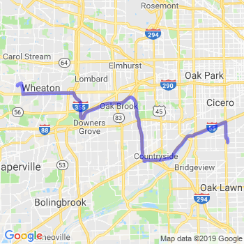 Travel from Winfield to Midway airport Limousine service to Midway airport (MDW)
