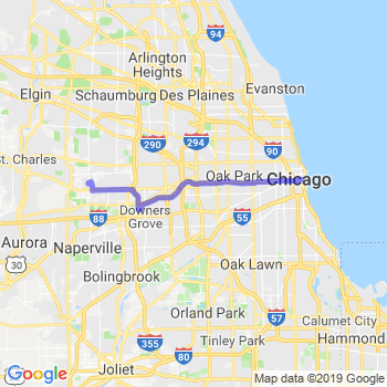 Travel from Winfield to Chicago Loop Limousine service to Chicago Loop