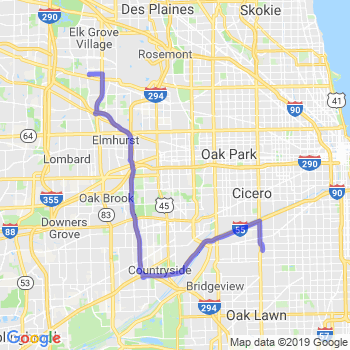 Travel from Wood Dale to Midway airport Limousine service to Midway airport (MDW)