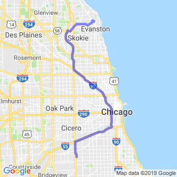 Travel from Evanston to Midway airport Limousine service to Midway airport (MDW)