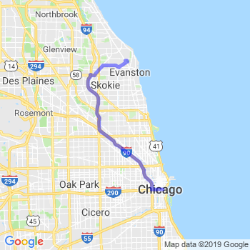 Travel from Evanston to Chicago Loop Limousine service to Chicago Loop