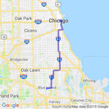 Travel from Blue Island to Chicago Loop Limousine service to Chicago Loop