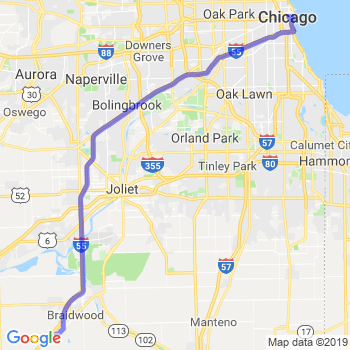 Travel from Braceville to Chicago Loop Limousine service to Chicago Loop
