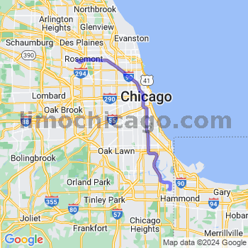 Travel from Calumet City to O'Hare airport Limousine service to O'Hare airport (ORD)