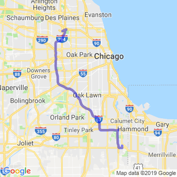 Travel from Chicago Heights to O'Hare airport Limousine service to O'Hare airport (ORD)
