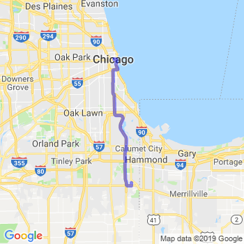 Travel from Chicago Heights to Chicago Loop Limousine service to Chicago Loop