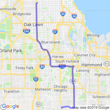 Travel from Crete to Midway airport Limousine service to Midway airport (MDW)