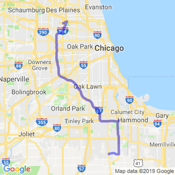 Travel from Crete to O'Hare airport Limousine service to O'Hare airport (ORD)