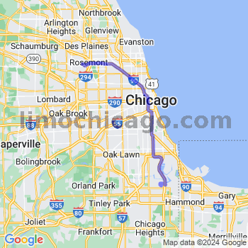 Limousine service to O'Hare airport (ORD)