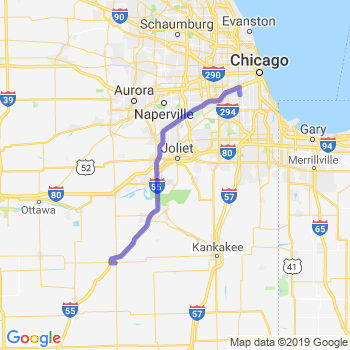 Travel from Dwight to Midway airport Limousine service to Midway airport (MDW)