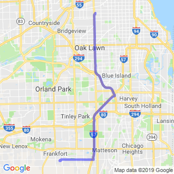 Travel from Frankfort to Midway airport Limousine service to Midway airport (MDW)