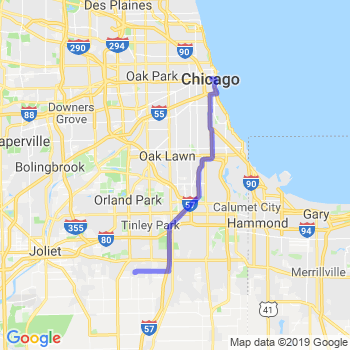 Travel from Frankfort to Chicago Loop Limousine service to Chicago Loop