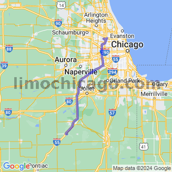 Travel from Gardner to O'Hare airport Limousine service to O'Hare airport (ORD)