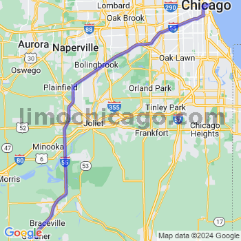 Travel from Gardner to Chicago Loop Limousine service to Chicago Loop