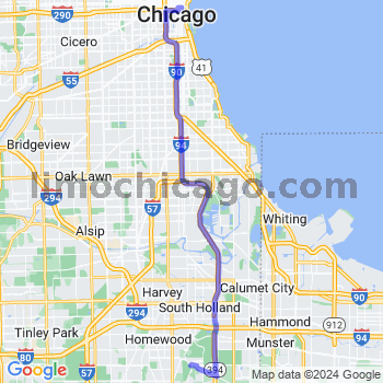 Limousine service to Chicago Loop