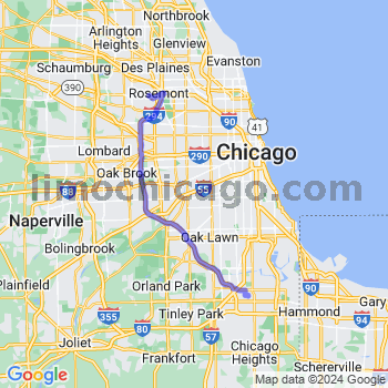 Limousine service to O'Hare airport (ORD)