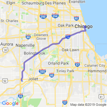 Travel from Joliet to Chicago Loop Limousine service to Chicago Loop