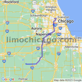 Travel from Kinsman to O'Hare airport Limousine service to O'Hare airport (ORD)