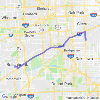 Travel from Bolingbrook to Midway airport Limousine service to Midway airport (MDW)