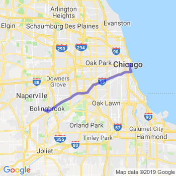 Travel from Bolingbrook to Chicago Loop Limousine service to Chicago Loop