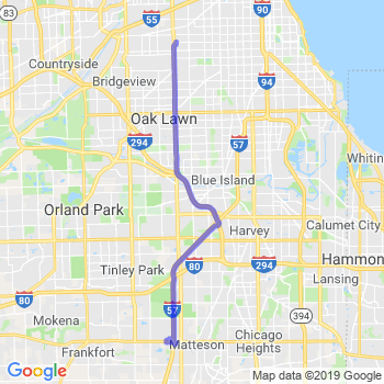 Travel from Matteson to Midway airport Limousine service to Midway airport (MDW)