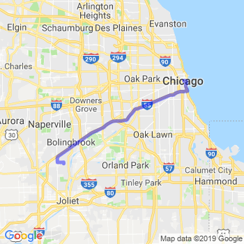 Travel from Romeoville to Chicago Loop Limousine service to Chicago Loop