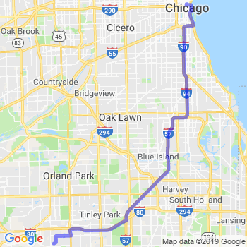 Travel from Mokena to Chicago Loop Limousine service to Chicago Loop