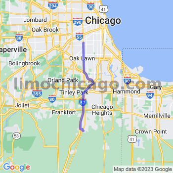 Travel from Monee to Midway airport Limousine service to Midway airport (MDW)