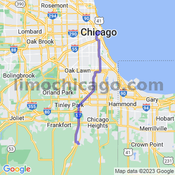 Travel from Monee to Chicago Loop Limousine service to Chicago Loop