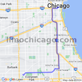 Limousine service to Chicago Loop