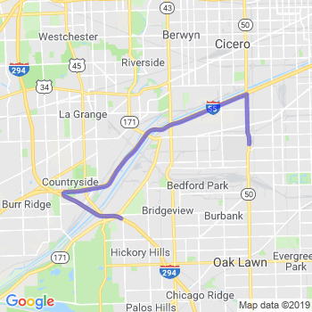 Travel from Justice to Midway airport Limousine service to Midway airport (MDW)