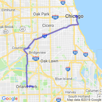 Limousine service to Chicago Loop