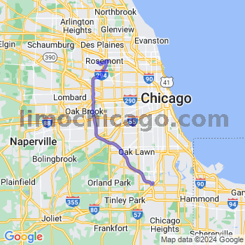 Limousine service to O'Hare airport (ORD)