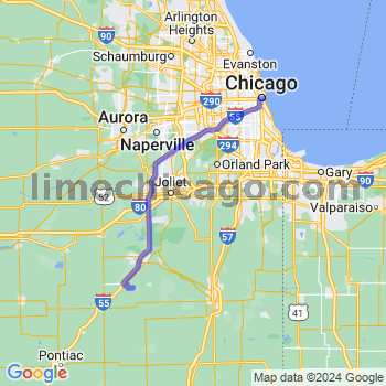 Limousine service to Chicago Loop