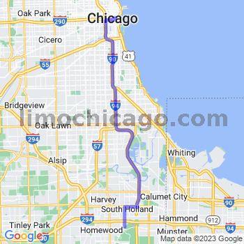 Limousine service to Chicago Loop