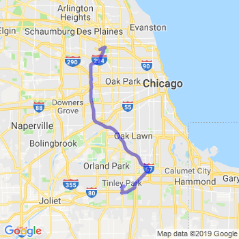 Travel from Tinley Park to O'Hare airport Limousine service to O'Hare airport (ORD)