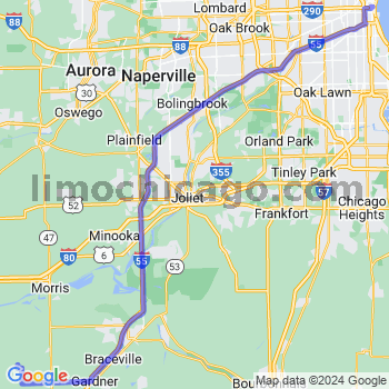 Travel from Verona to Chicago Loop Limousine service to Chicago Loop