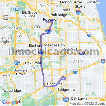 Travel from Summit Argo to O'Hare airport Limousine service to O'Hare airport (ORD)
