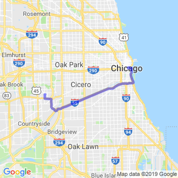 Limousine service to Chicago Loop