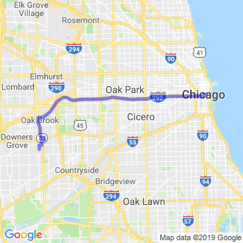 Travel from Clarendon Hills to Chicago Loop Limousine service to Chicago Loop