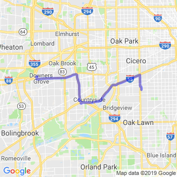 Travel from Downers Grove to Midway airport Limousine service to Midway airport (MDW)