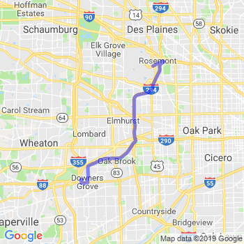 Travel from Downers Grove to O'Hare airport Limousine service to O'Hare airport (ORD)