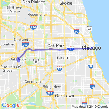 Limousine service to Chicago Loop