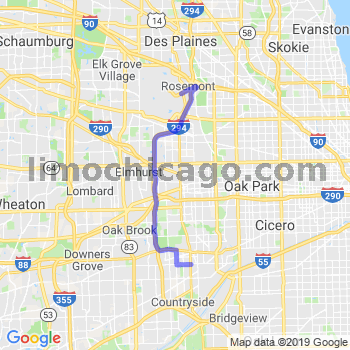 Travel from Lagrange to O'Hare airport Limousine service to O'Hare airport (ORD)