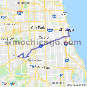 Limousine service to Chicago Loop