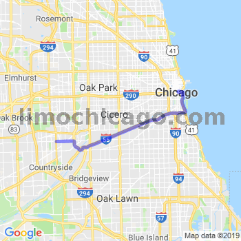 Limousine service to Chicago Loop